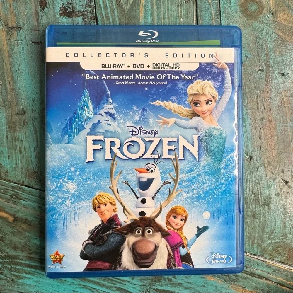 Disney Frozen Movie Blu-Ray DVD Collector's Edition Elsa Anna Olaf Kristoff - Picture 4 of 5